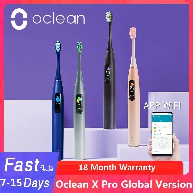 Electric Toothbrush Sonic - Spazzolino Elettrico Sonico Oclean X Pro,