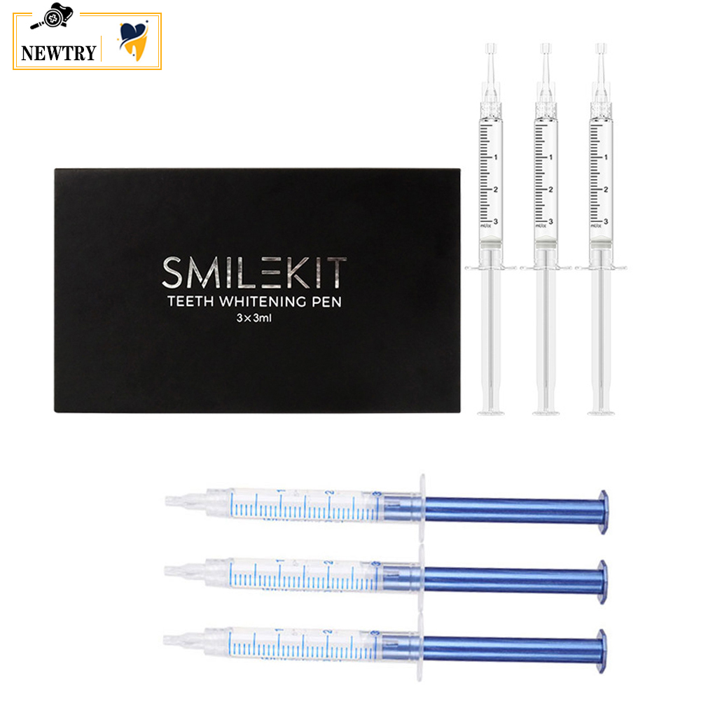 Teeth Whitening Q&M - Gel sbiancante per denti con confezione