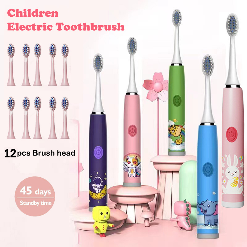 Electric Toothbrush Sonic - Spazzolino elettrico sonico per bambini Cartone