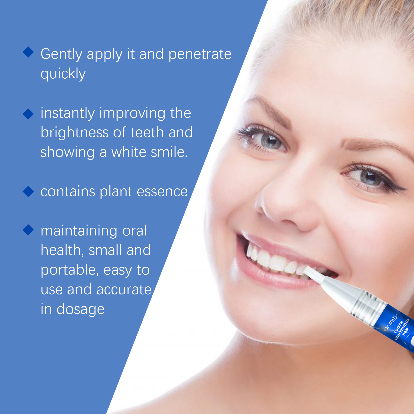 Penna per essenza per la puliz - Teeth Whitening Q&M recensione e prezzo