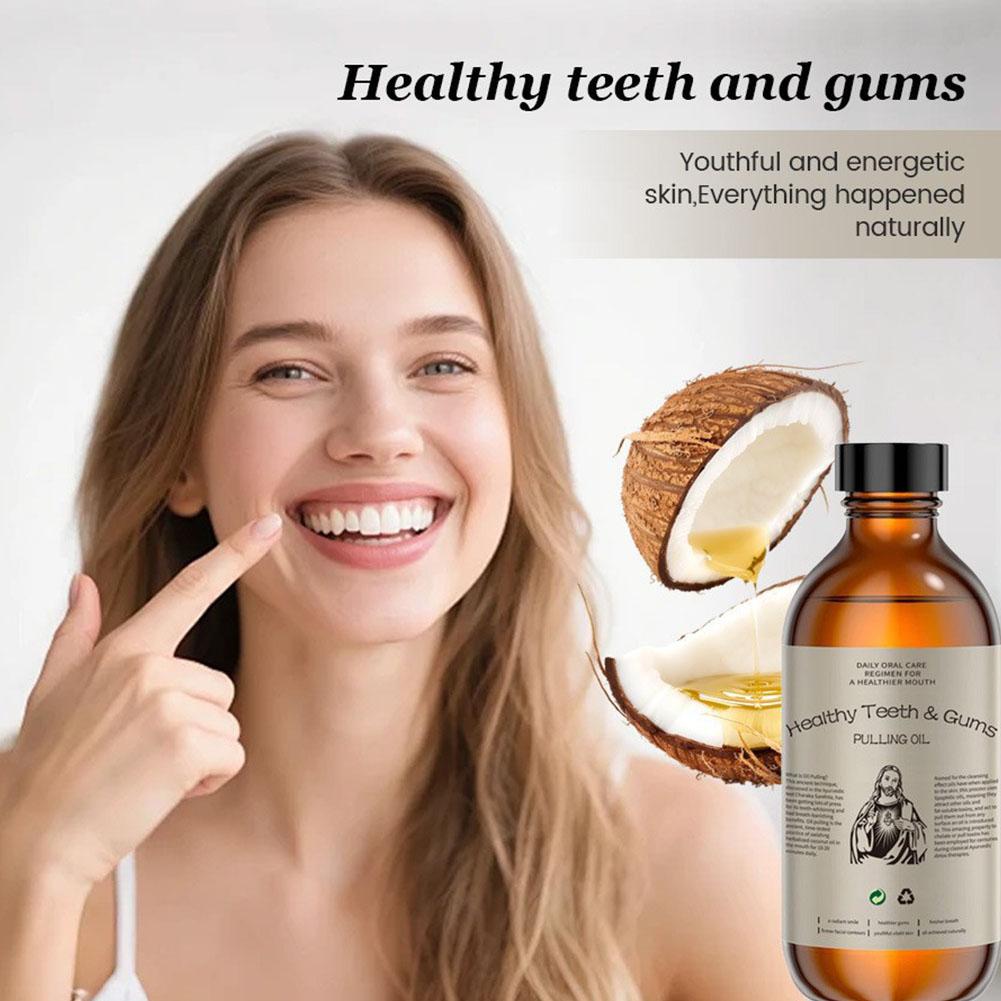 Collutorio senza alcol all'oli - Teeth Whitening With Coconut Oil recensione e prezzo