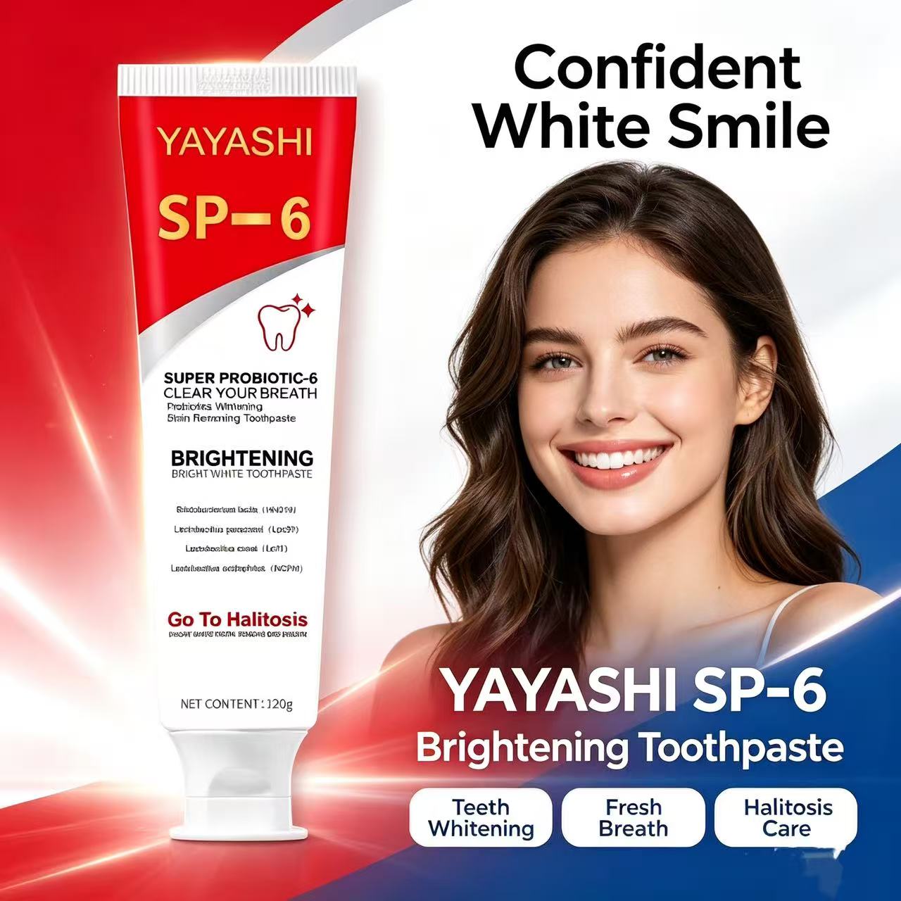 Dentifricio Probiotico Sp-6, M - Teeth Whitening Toothpaste recensione e prezzo