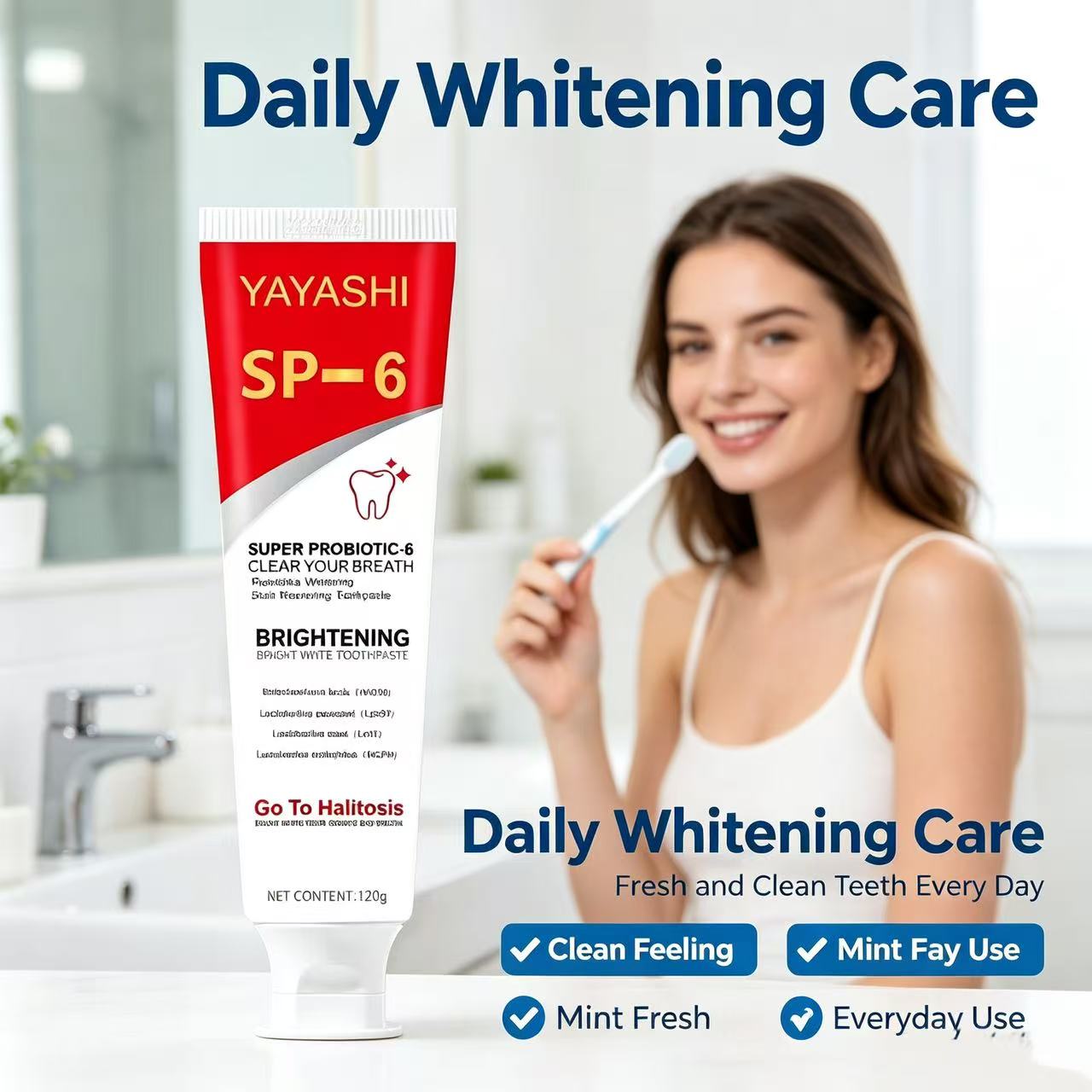 Dentifricio Probiotico Sp-6, M - Teeth Whitening Toothpaste recensione e prezzo