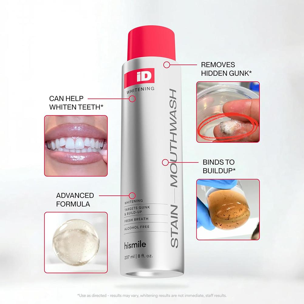 Hismile iD Collutorio Senza Al - Teeth Whitening And Stain Removal recensione e prezzo