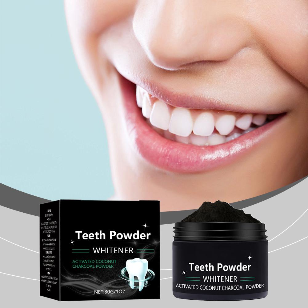 Polvere sbiancante per denti,  - Teeth Whitening Charcoal Powder recensione e prezzo