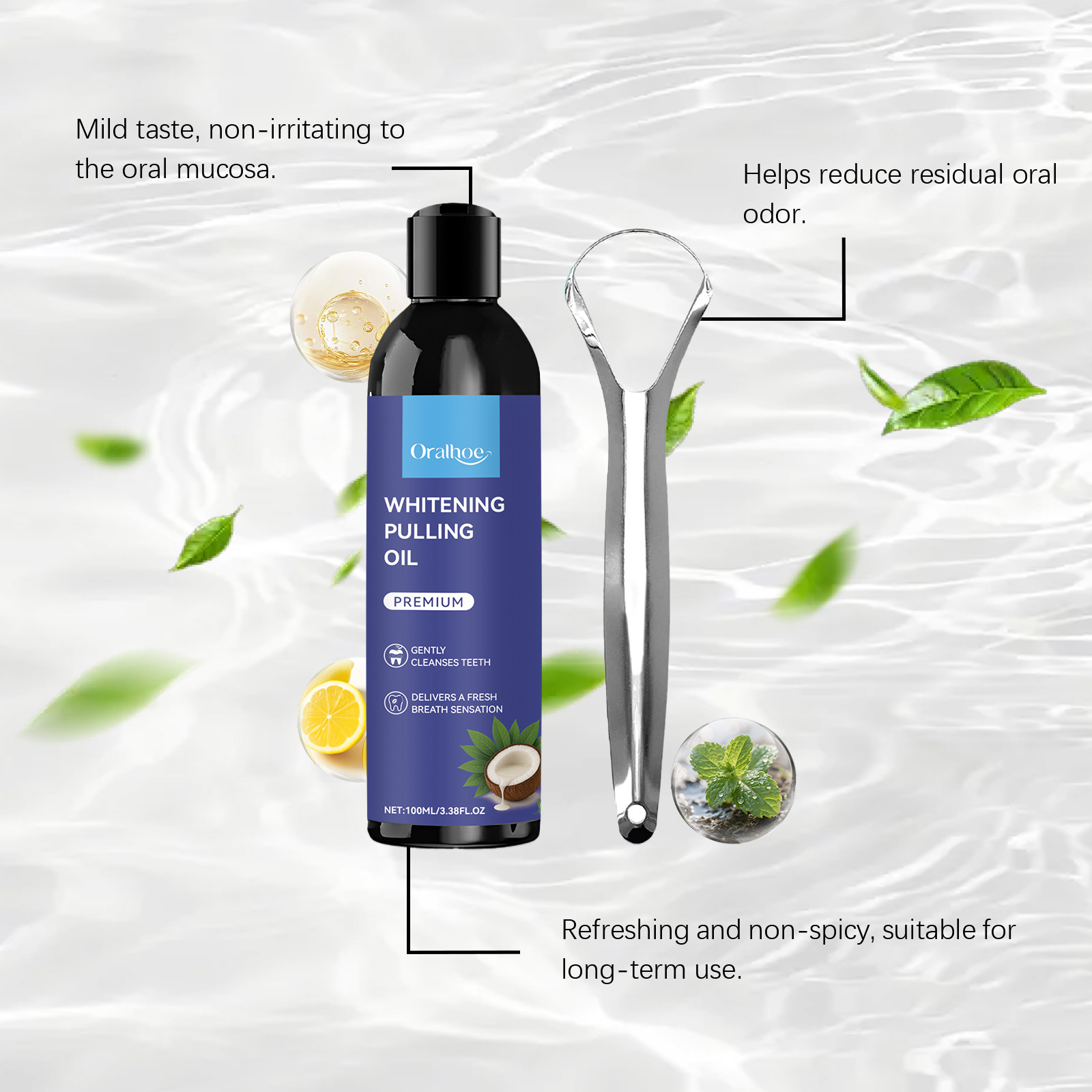 Collutorio alla Menta e Olio d - Teeth Whitening With Coconut Oil recensione e prezzo