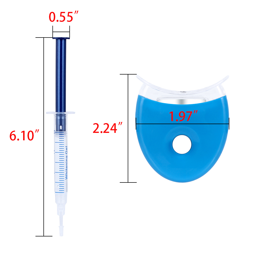 1 set Sbiancamento dei denti 4 - Teeth Whitening Q&M recensione e prezzo