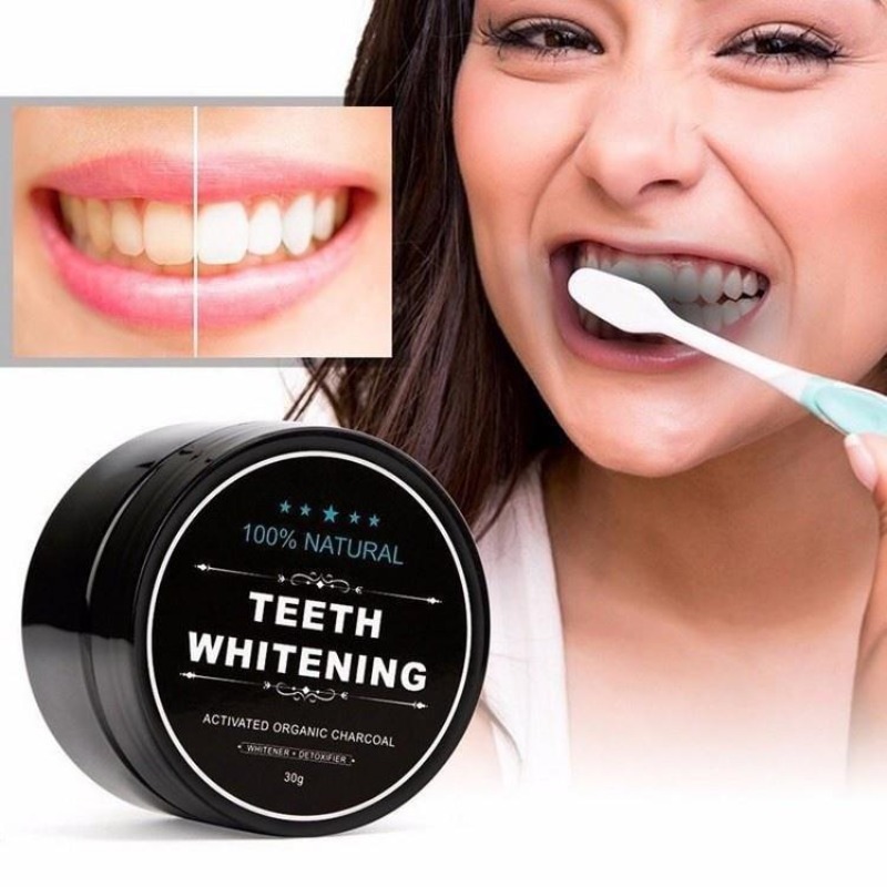 1 scatola di polvere per sbian - Teeth Whitening Charcoal Powder recensione e prezzo