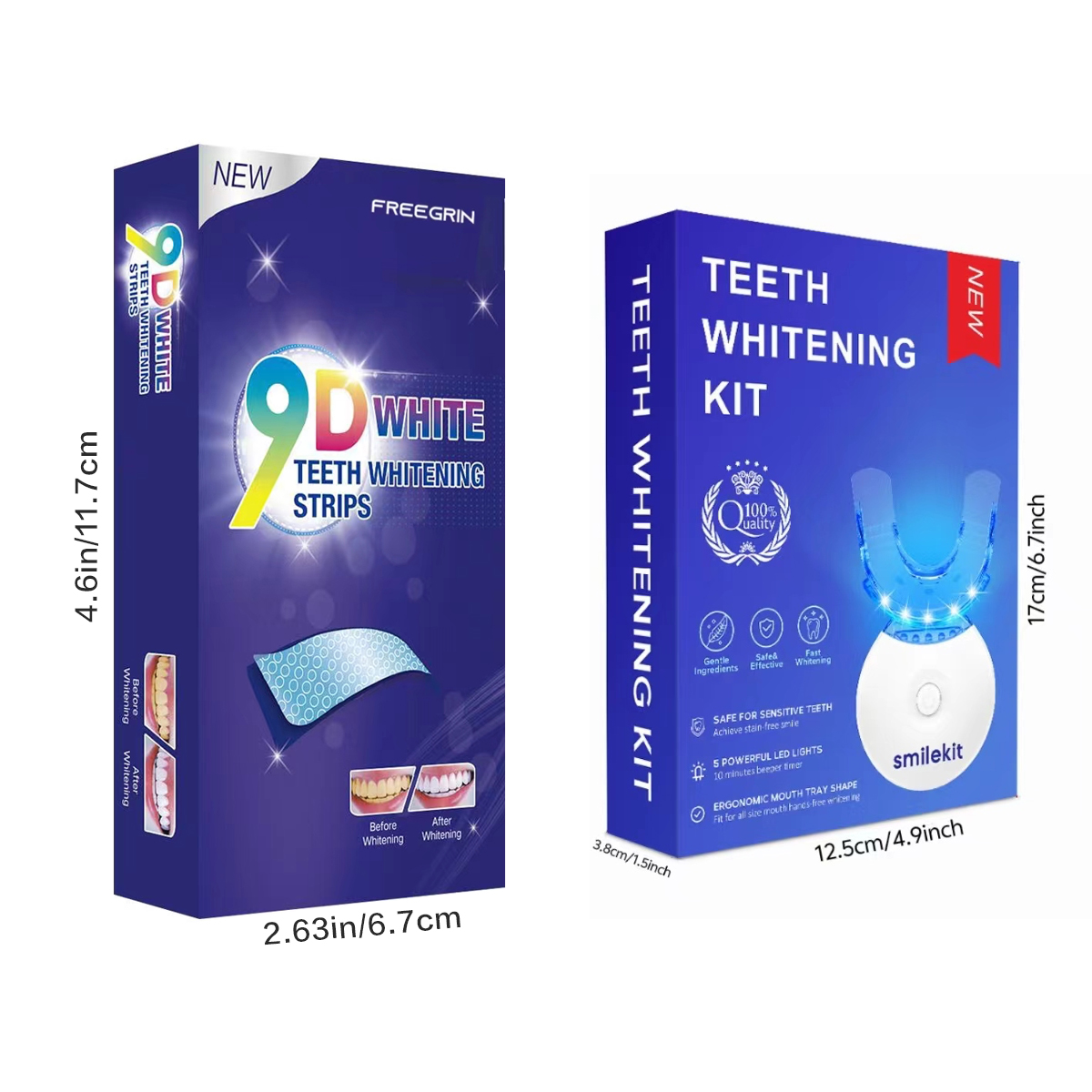 Kit per sbiancamento dei denti - Teeth Whitening Q&M recensione e prezzo