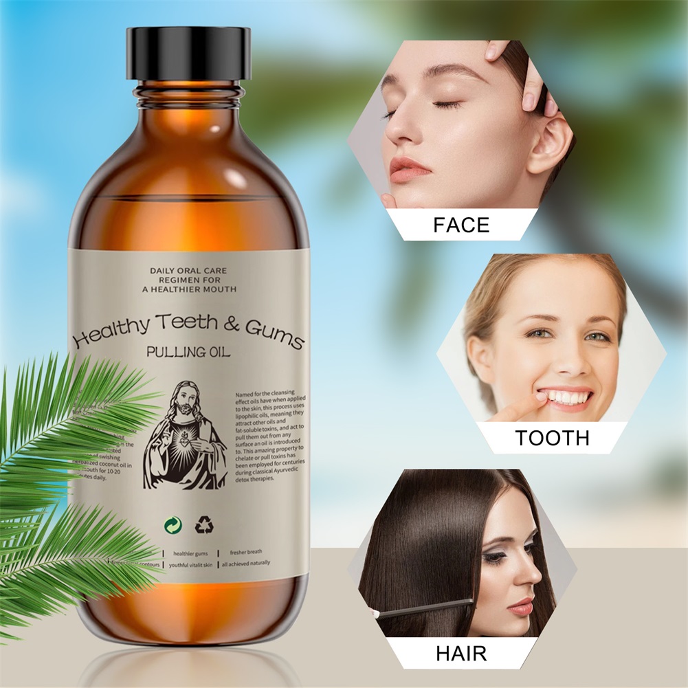 Il collutorio all'olio di cocc - Teeth Whitening With Coconut Oil recensione e prezzo