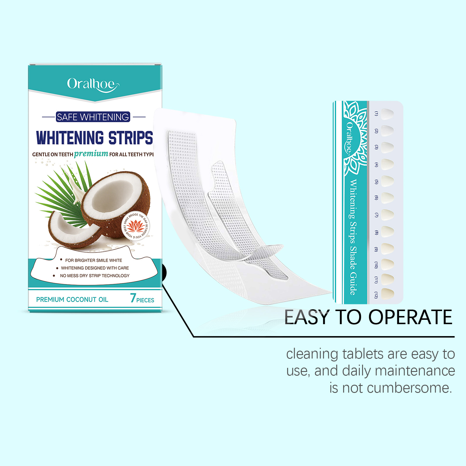 Strisce sbiancanti per denti a - Teeth Whitening With Coconut Oil recensione e prezzo