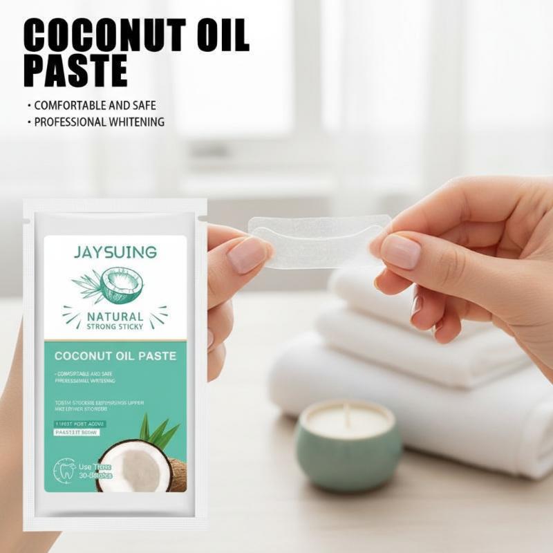 Strisce sbiancanti all'olio di - Teeth Whitening With Coconut Oil recensione e prezzo