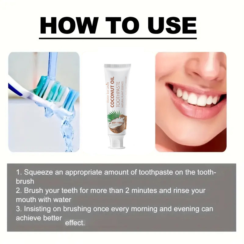Dentifricio sbiancante all'oli - Teeth Whitening With Coconut Oil recensione e prezzo