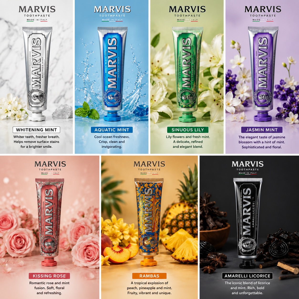 Dentifricio Marvis alla Menta, - Teeth Whitening Toothpaste recensione e prezzo