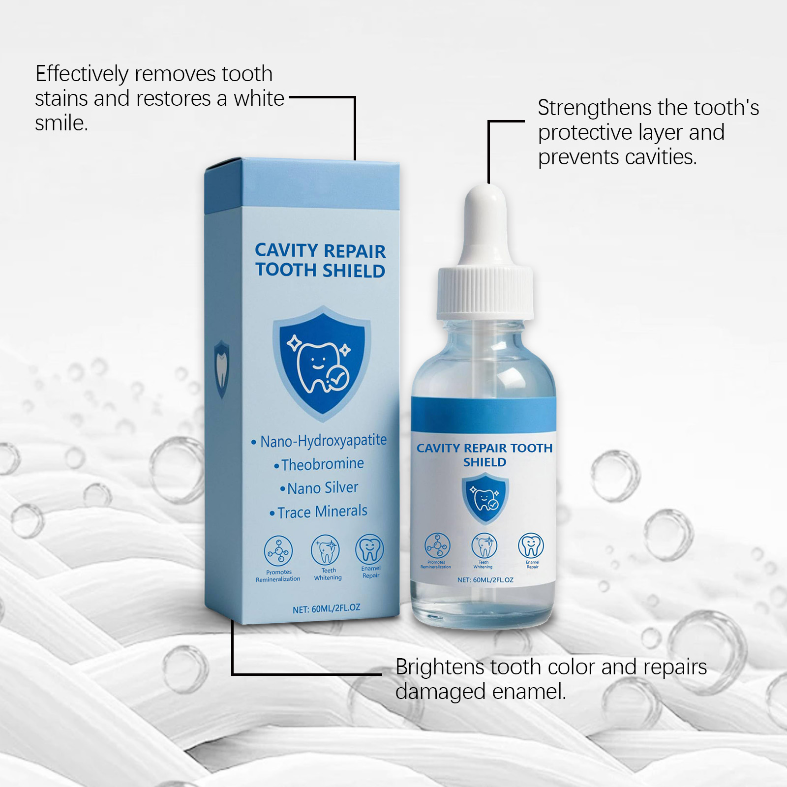 60ml Sbiancamento Dei Denti Po - Teeth Whitening And Stain Removal recensione e prezzo