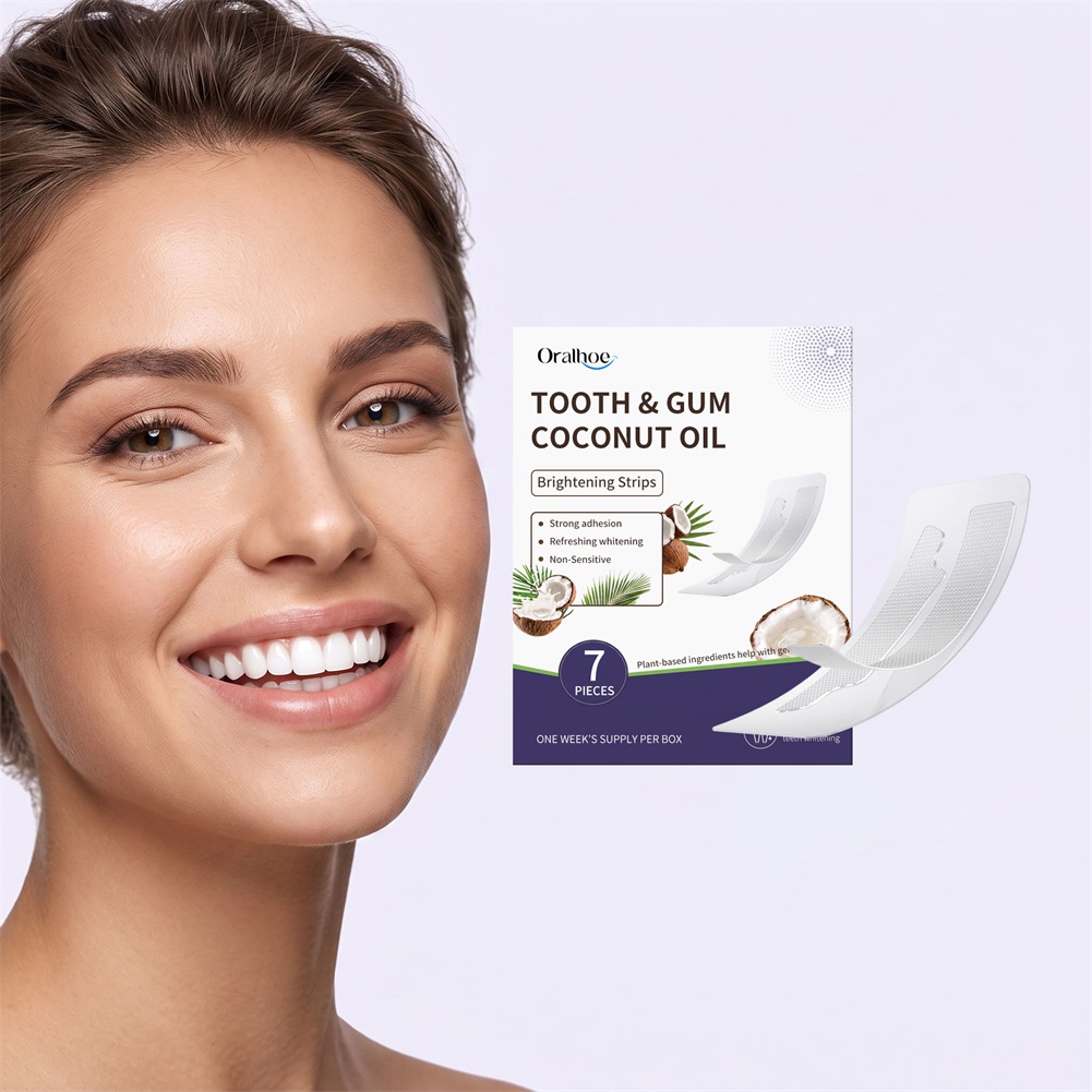 7 strisce sbiancanti per gengi - Teeth Whitening With Coconut Oil recensione e prezzo