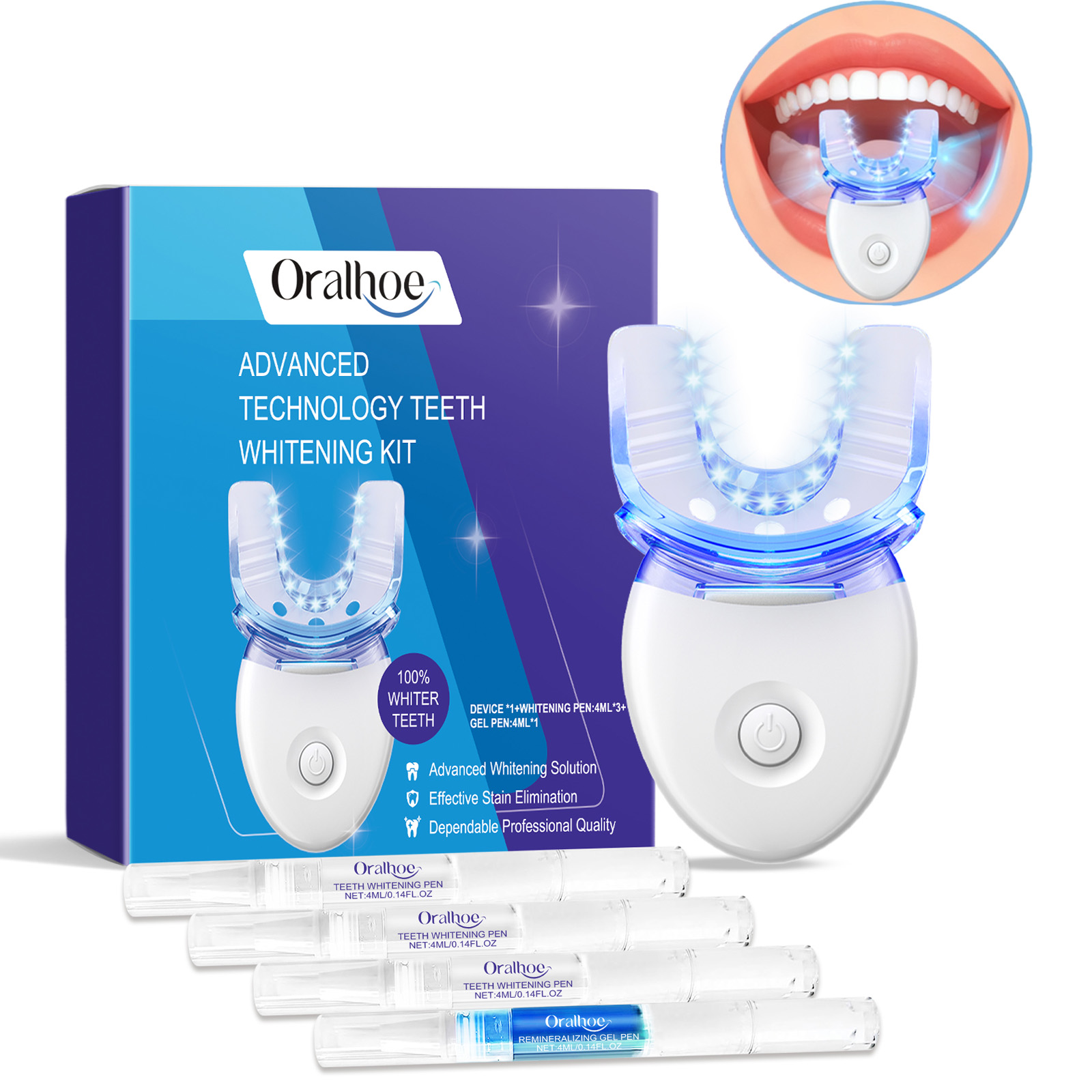 Kit luce LED professionale per - Teeth Whitening Q&M recensione e prezzo