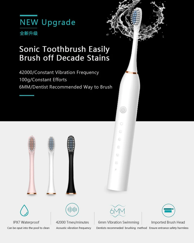 Spazzolino elettrico sonico IP - Electric Toothbrush Sonic recensione e prezzo