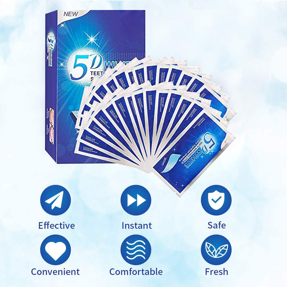 Strisce Sbiancanti 5D per Dent - Teeth Whitening Q&M recensione e prezzo