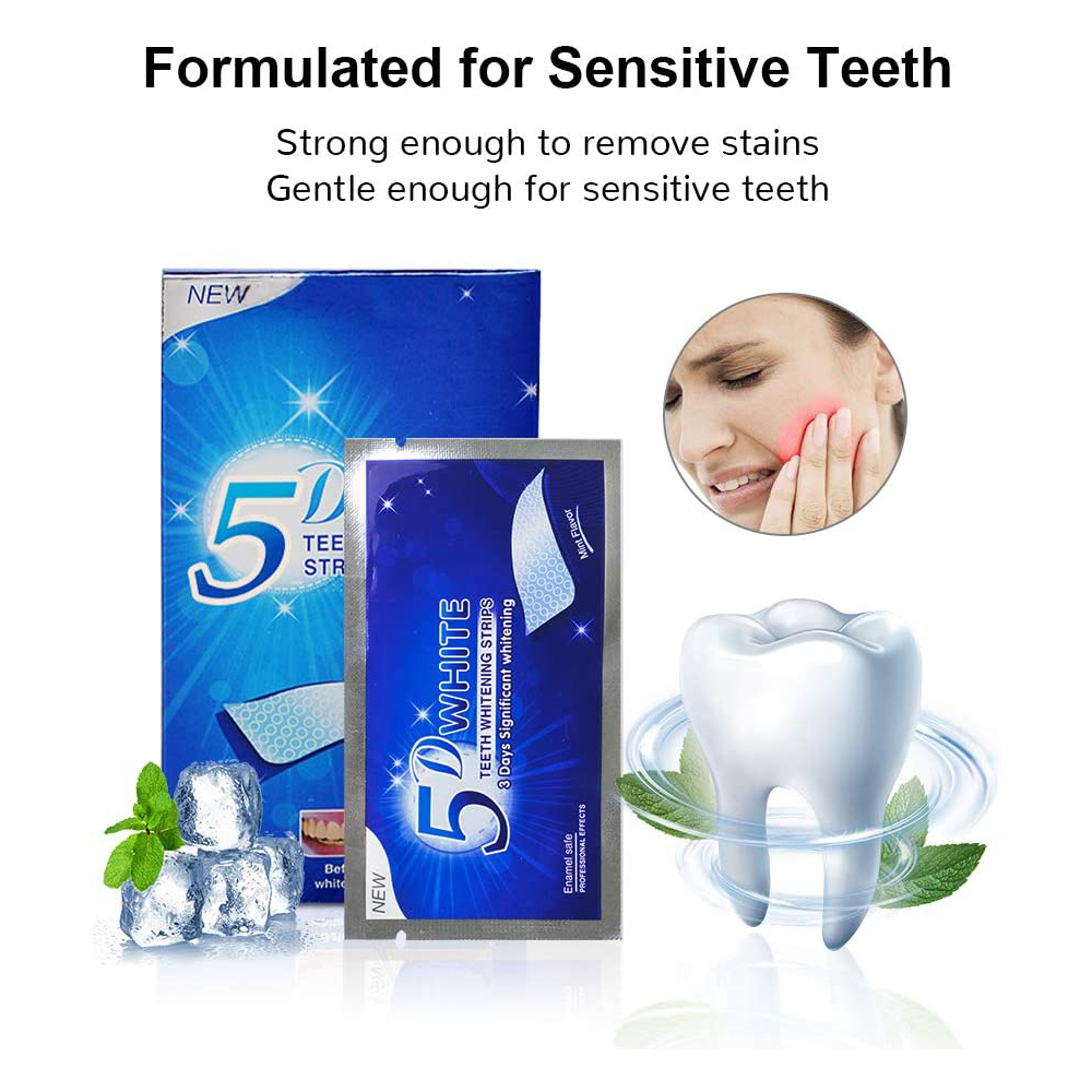 Strisce Sbiancanti 5D per Dent - Teeth Whitening Q&M recensione e prezzo